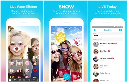 Hướng dẫn cách tải Snow - ứng dụng chụp ảnh selfie độc đáo