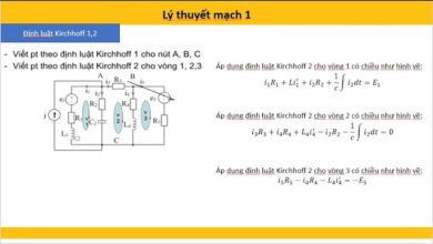 Định luật Kirchhoff 1 2 - Giải thích và Cách dùng