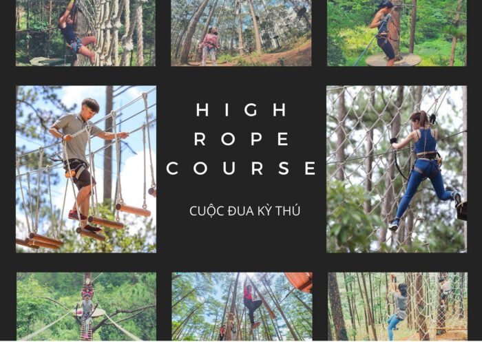 Datanla High Rope Course – Đu dây mạo hiểm