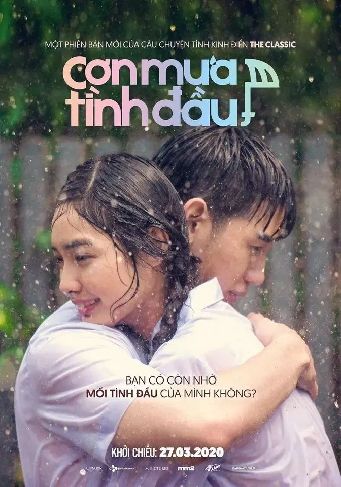 Poster phim Cơn mưa tình đầu. (Ảnh: Internet)