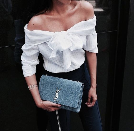 As an Off-the-shoulder Top
