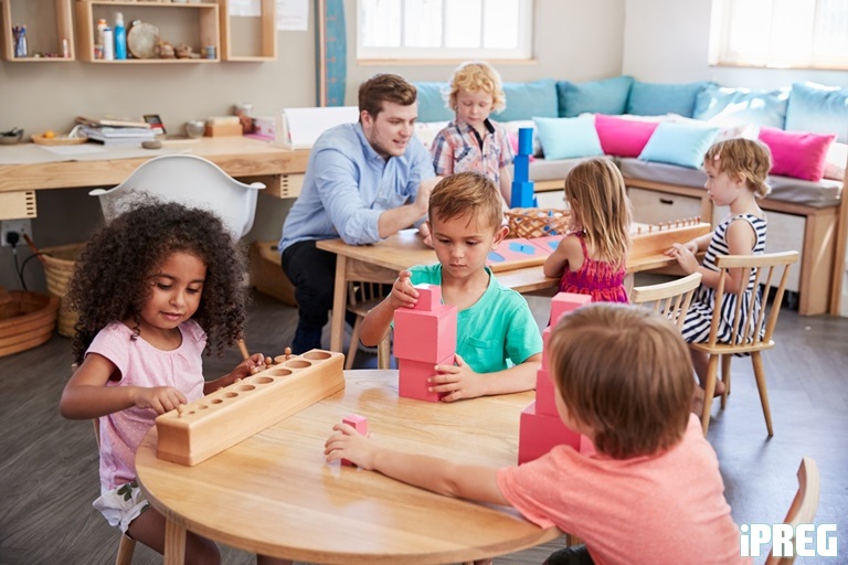 5 lĩnh vực của Montessori