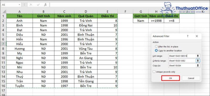 2 cách lọc dữ liệu trong Excel cực đơn giản bạn nên biết 7