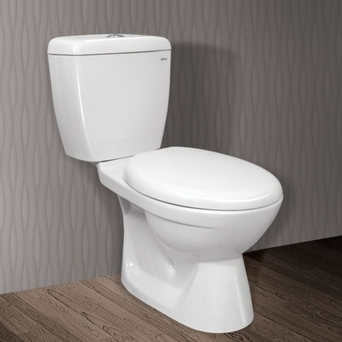 Kích thước bồn cầu tiêu chuẩn và thông dụng hiện nay - Ảnh 6: Bồn cầu 2 khối nhỏ gọn, tiện lợi cho mọi không gian toilet lớn, nhỏ