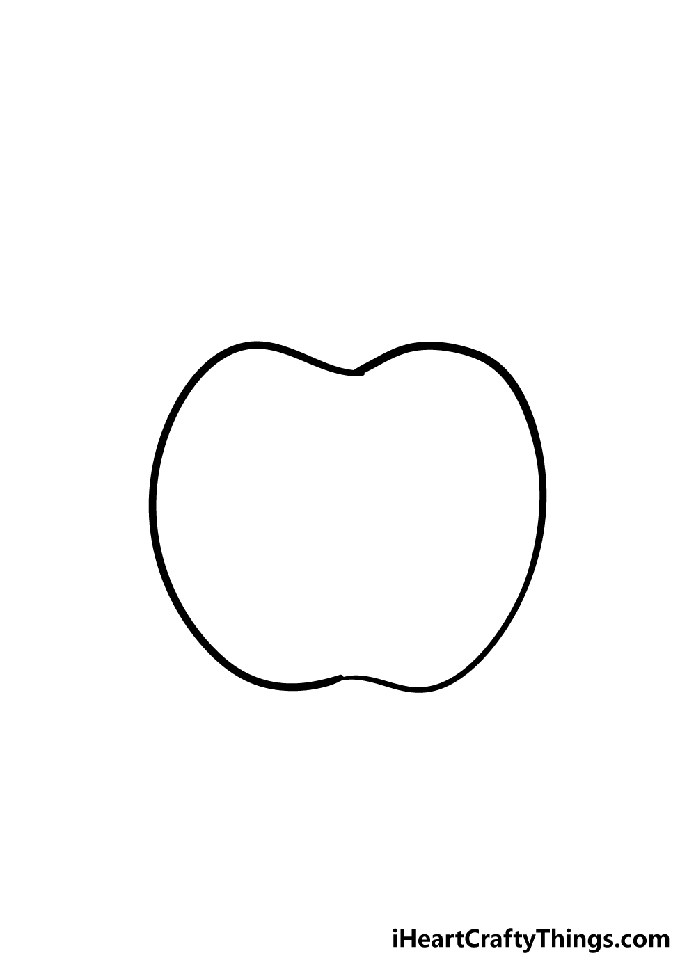Apple 2 - Hướng dẫn chi tiết cách vẽ quả táo đơn giản với 6 bước cơ bản