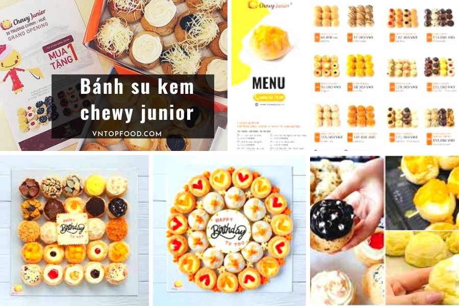 Bánh su kem chewy junior - Bánh kem online tại HCM