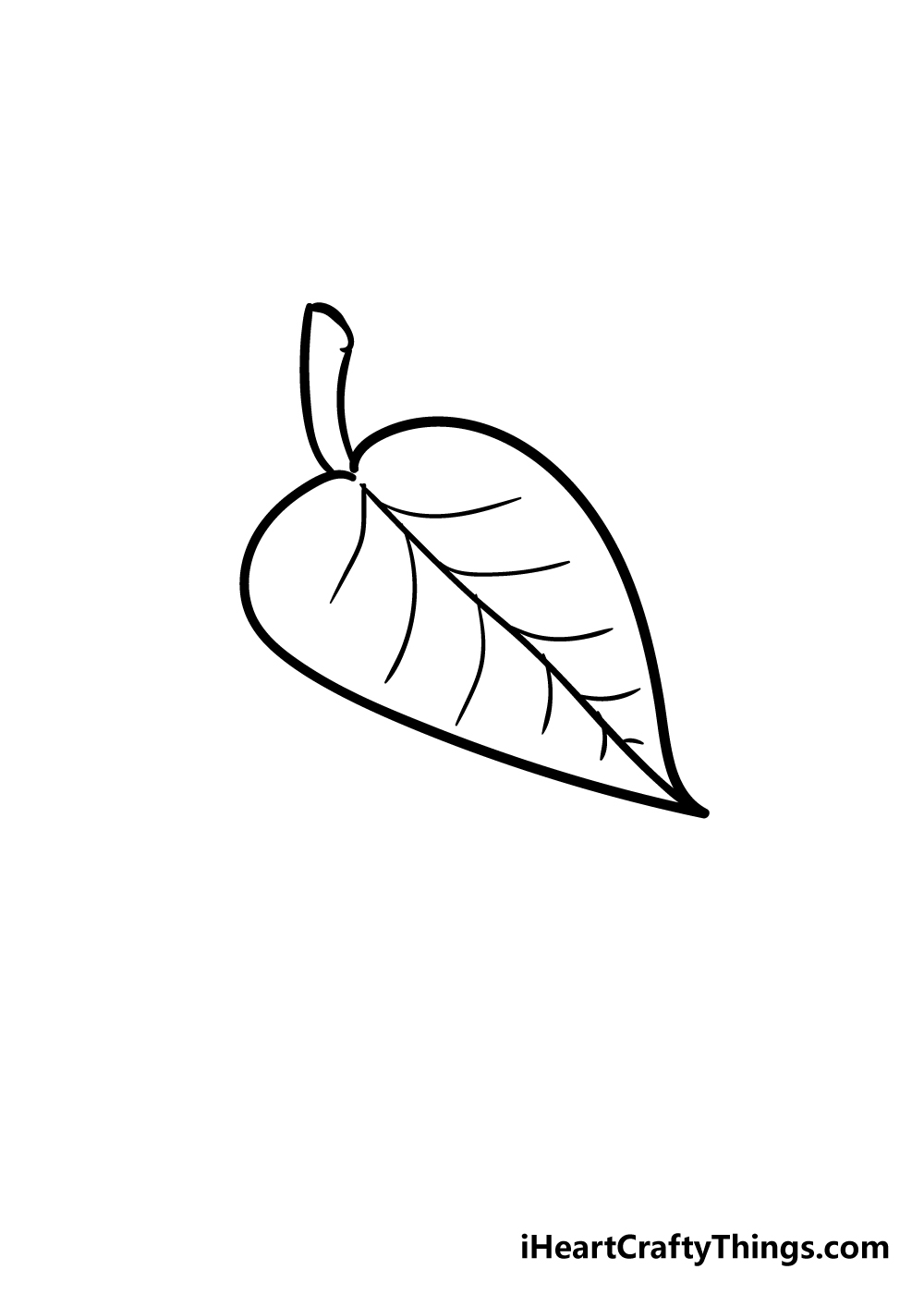 LEaf4 - Hướng dẫn cách vẽ chiếc lá cây đơn giản với 6 bước cơ bản