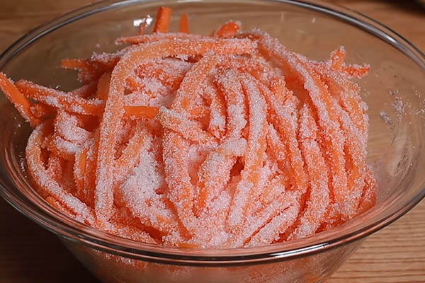 cách làm mứt cà rốt sợi