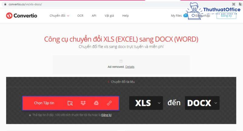 chuyển Excel sang Word