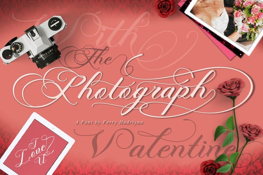 Photograph - Script Wedding Font