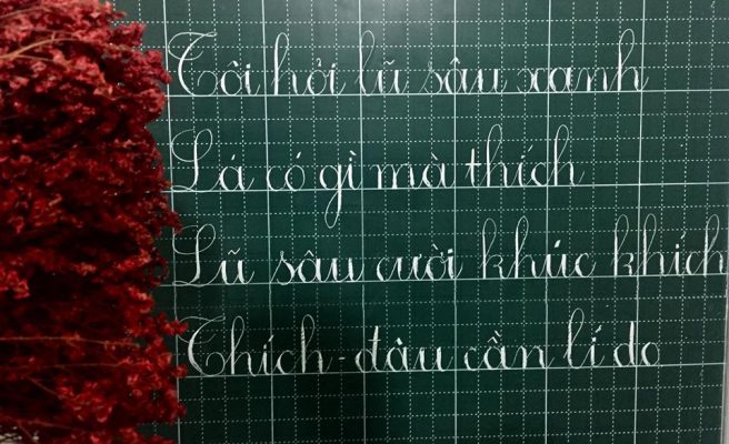 luyen viet chu dep 2 656x400 - Cách viết chữ đẹp qua mẫu chữ đẹp và phương pháp luyện viết chữ đẹp