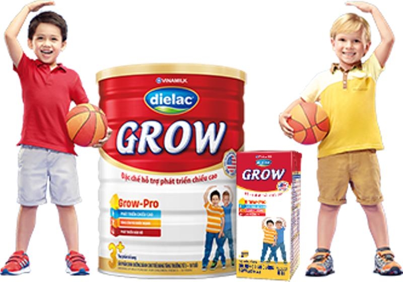Sữa Dielac Grow giúp tăng chiều cao hiệu quả cho trẻ