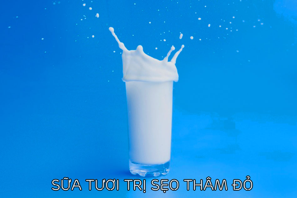 Sữa tươi giúp mờ sẹo