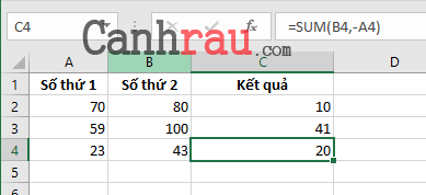 Tổng hợp các hàm cơ bản thông dụng trong Excel hình 6