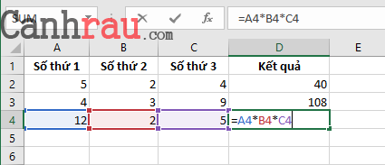 Tổng hợp các hàm cơ bản thông dụng trong Excel hình 7