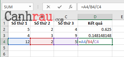 Tổng hợp các hàm cơ bản thông dụng trong Excel hình 8