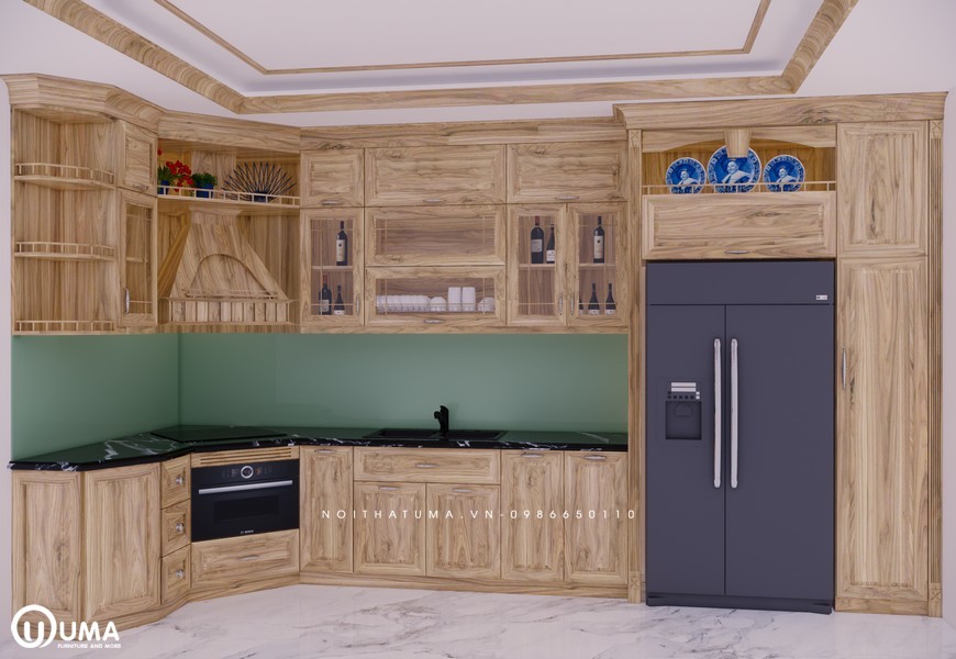Hướng tủ bếp được thiết bởi UMA hợp với tuổi Tân Sửu - 2021
