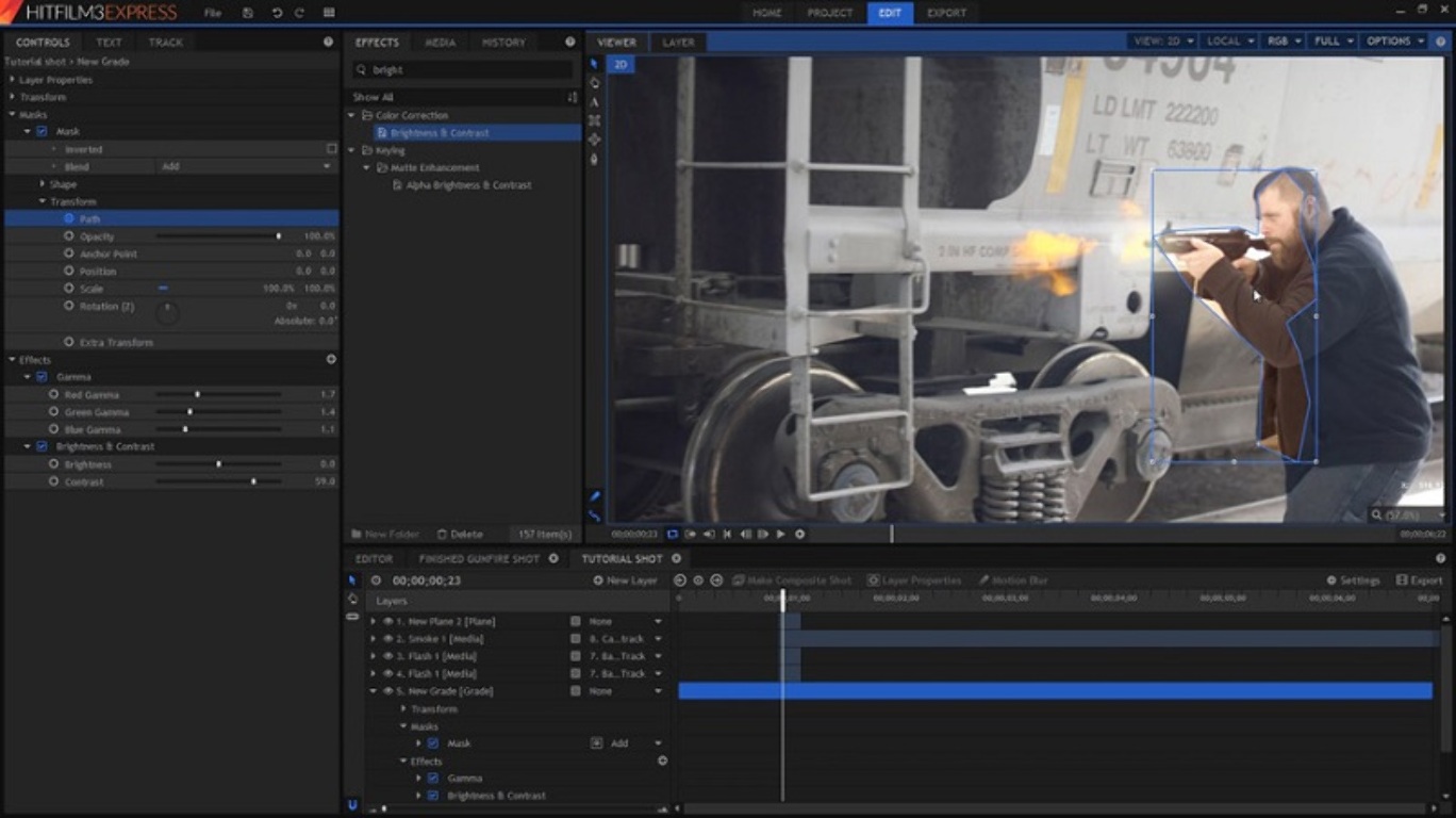 HitFilm Express - Phần mềm chỉnh sửa video