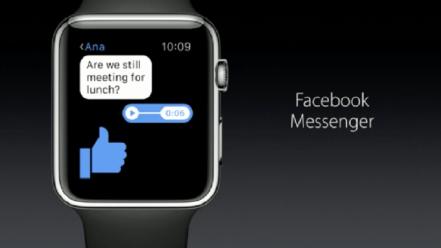 Messenger đã có trên đồng hồ thông minh nhà Apple