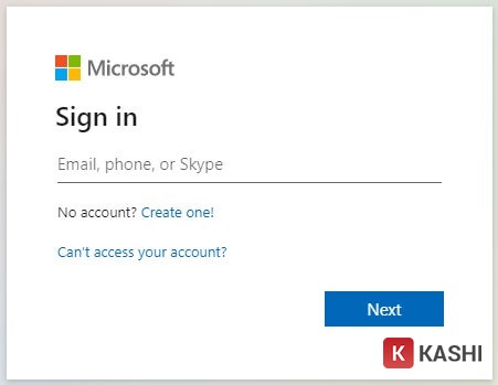 Đăng nhập bất kỳ account Microsoft nào mà bạn có