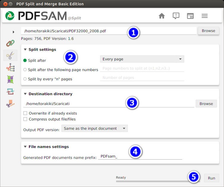 Chia tách tệp PDF bằng phần mềm PDF/Split and Merge (PDFsam) (2)