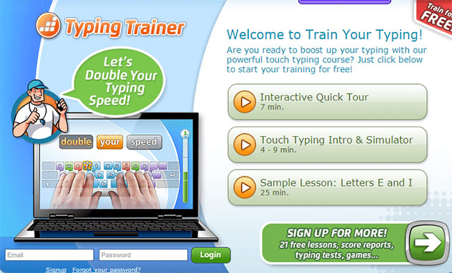 Luyện gõ máy tính 10 ngón bằng phần mềm tập đánh máy Typing Trainer