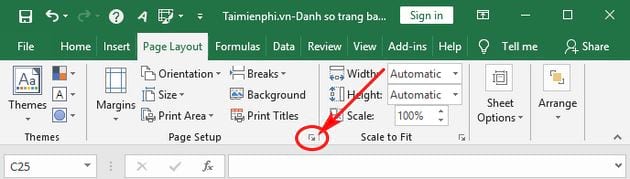 [TaiMienPhi.Vn] Cách đánh số trang bất kỳ trong Excel, theo ý muốn