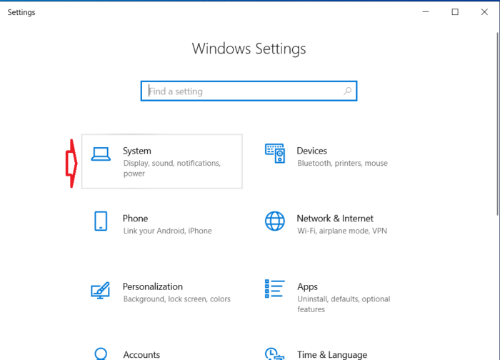 Mở Windows Settings bằng cách nhấn Windows + I 
