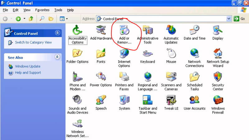 Uninstall MediBang Paint Pro in Windows XP
