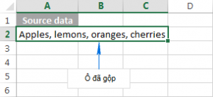 Cách gộp ô trong Excel chức năng Merge & Center
