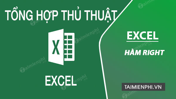 ham right trong excel