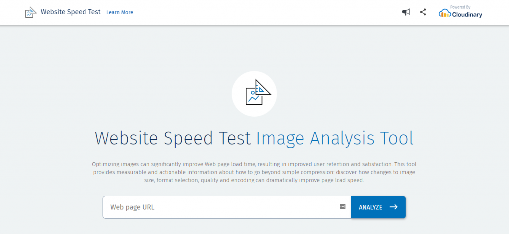 công cụ kiểm tra tốc độ website imageanalysis