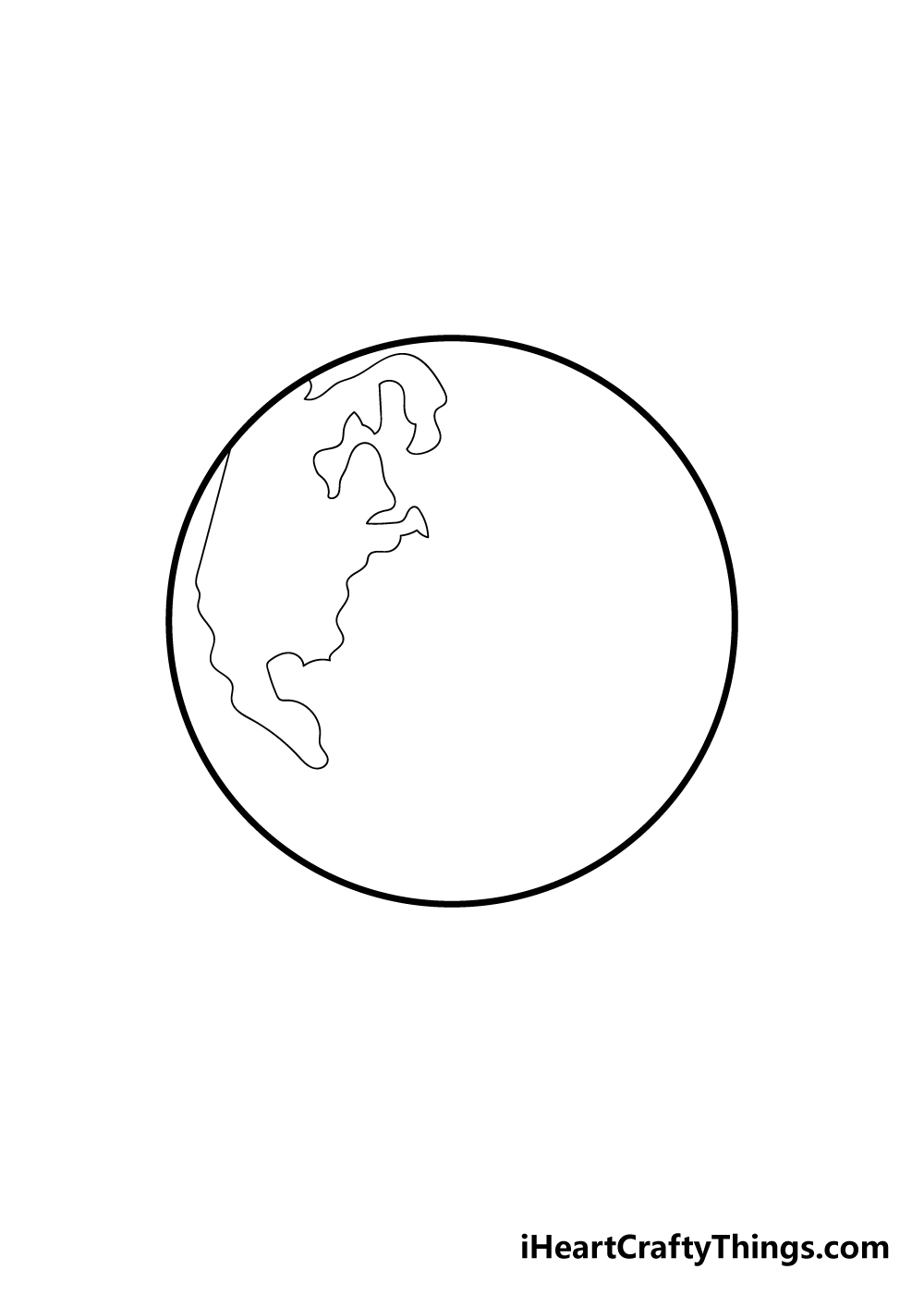 2 42 - Hướng dẫn cách vẽ trái đất đơn giản với 6 bước cơ bản