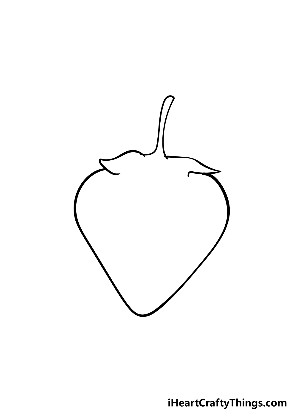 3 31 - Cách vẽ quả dâu tây đơn giản với 6 bước cơ bản