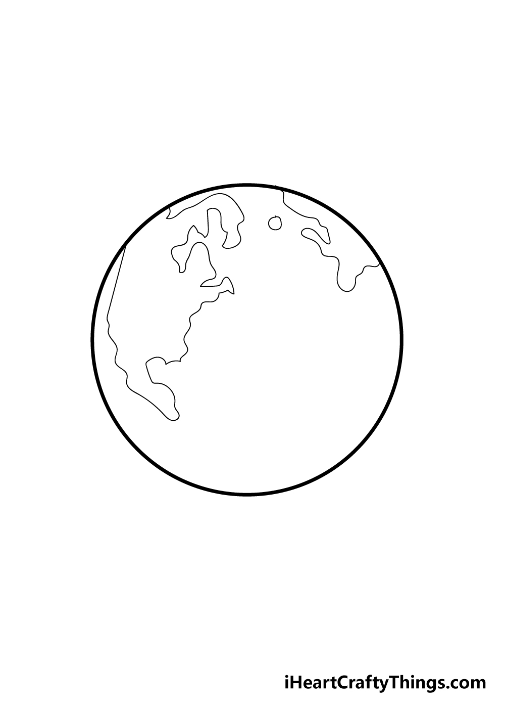 3 42 - Hướng dẫn cách vẽ trái đất đơn giản với 6 bước cơ bản