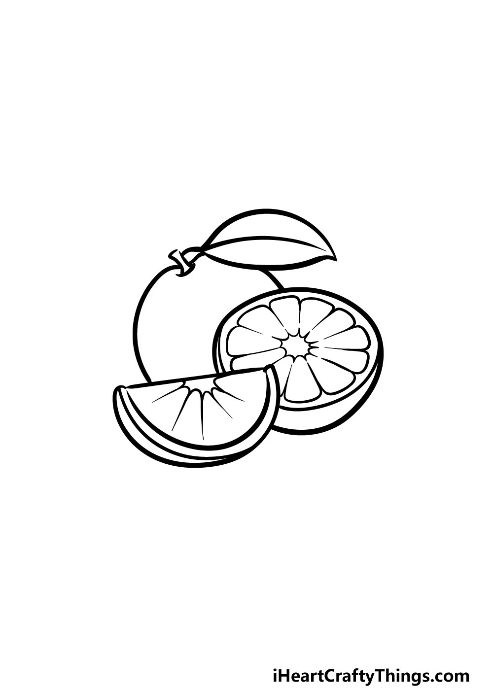 5 100 - Hướng dẫn cách vẽ quả cam đơn giản với 6 bước cơ bản