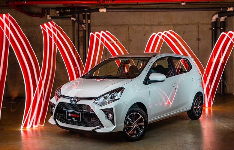 Toyota Wigo sở hữu ngoại hình bắt mắt
