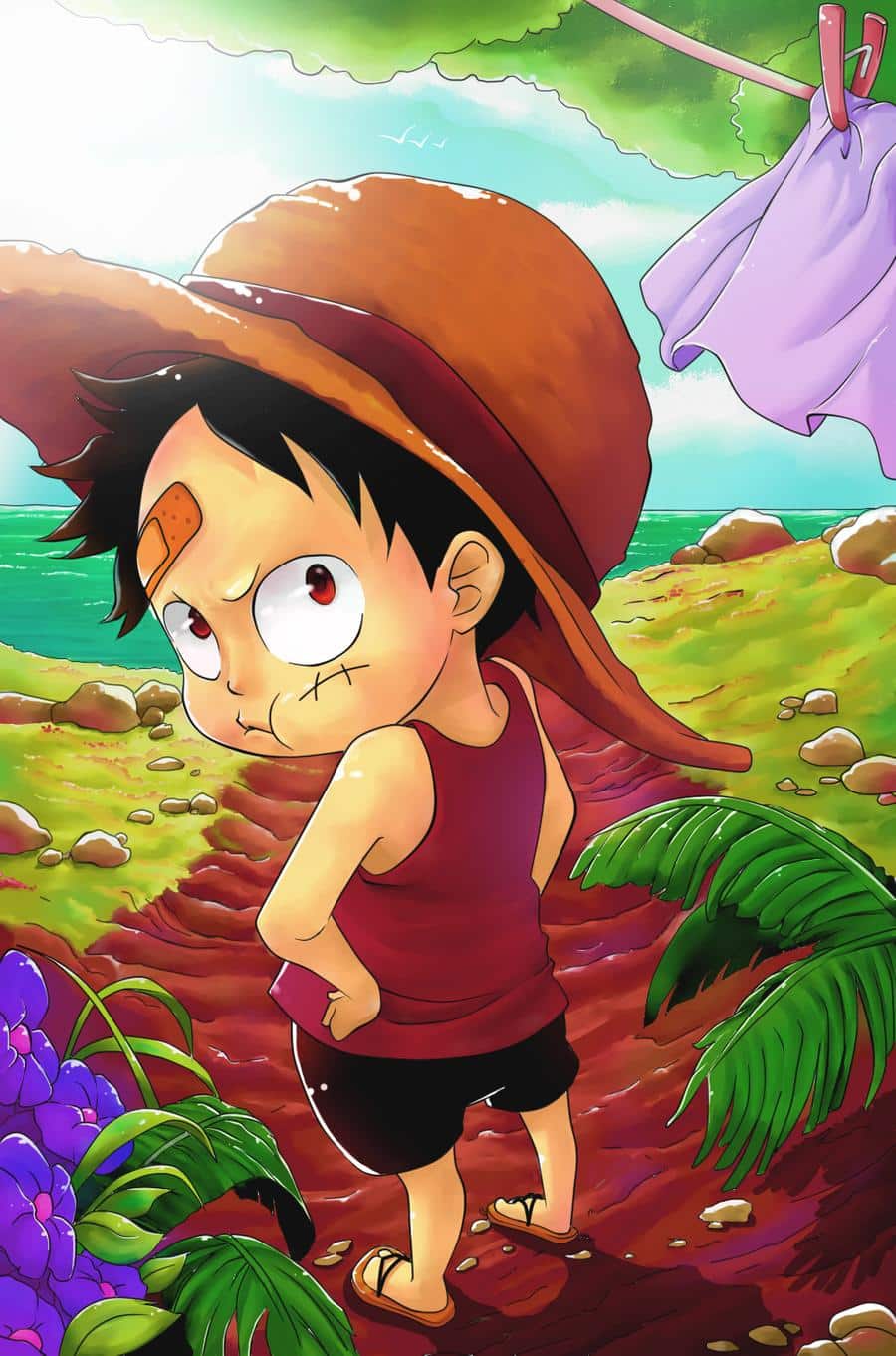 Cập nhật cho bạn đọc Ảnh nền điện thoại One Piece chibi cute