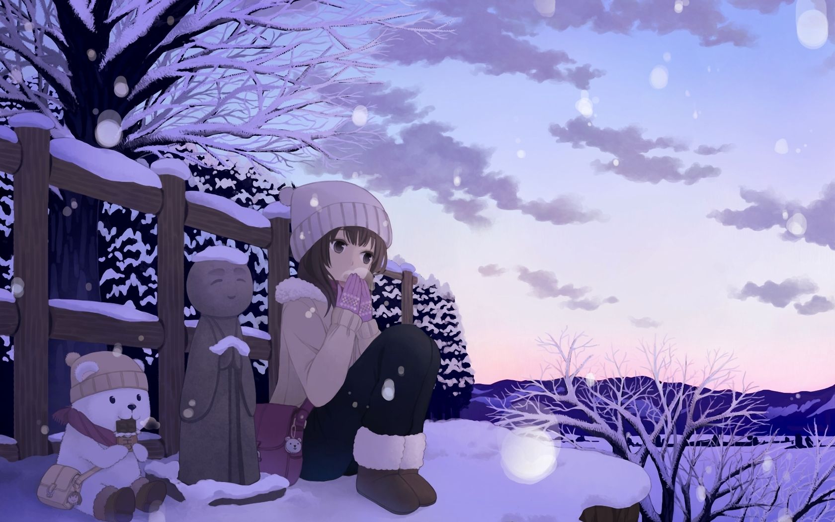 Hình Anime mùa đông
