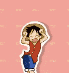 Hình Luffy Gif siêu cute