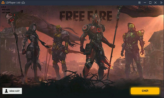 Chơi game Free Fire trên PC bằng trình giả lập Android LDPlayer