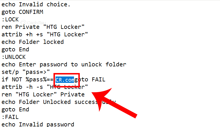 Cách đặt mật khẩu cho Folder hình 4
