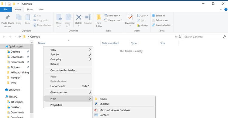 Hướng dẫn cách đặt mật khẩu cho Folder trên Windows 10 không cần phần mềm 2