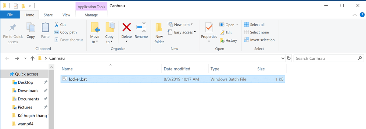 Hướng dẫn cách đặt mật khẩu cho Folder trên Windows 10 không cần phần mềm 6