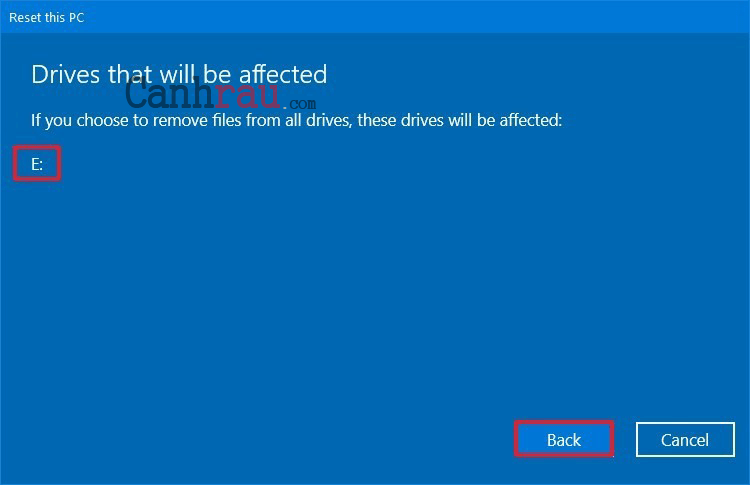 Cách reset máy tính trên Windows 10 hình 13