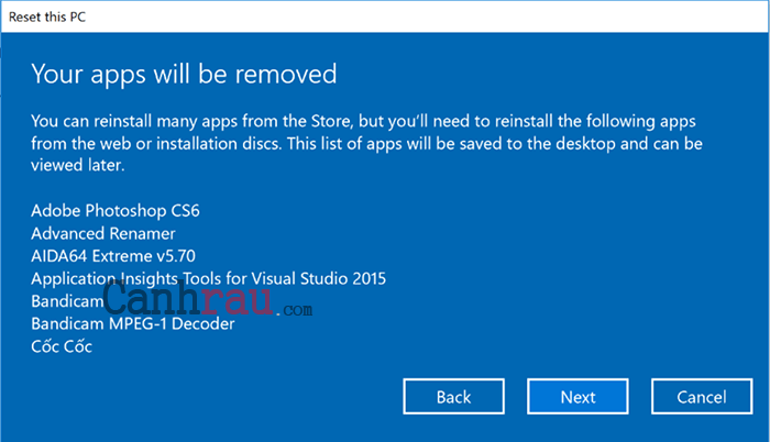 Cách reset máy tính trên Windows 10 hình 26