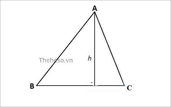 công thức mặt đường cao tam giác đều