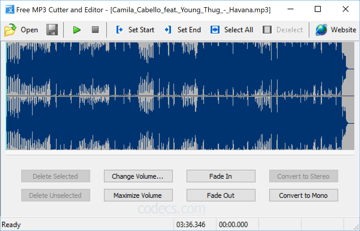Free MP3 Cutter and Editor - Phần mềm cắt nhạc đơn giản cho người mới