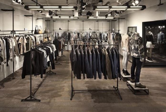 Ảnh 2: Thiết kế shop quần áo phải đảm bảo lối đi rộng rãi