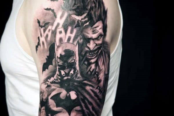 xăm joker and batman ý nghĩa